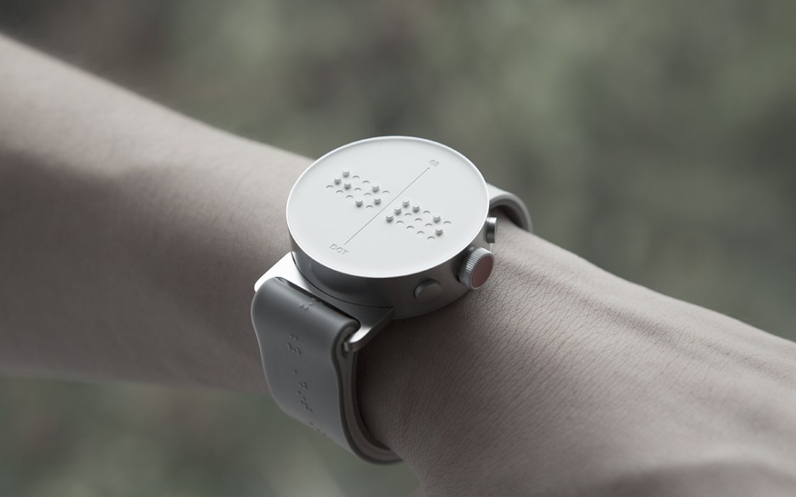 Foto Reloj en Braille Dot Watch 
